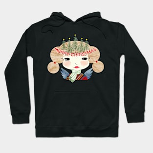 Christmas Angel Abigail--Merry Christmas Hoodie